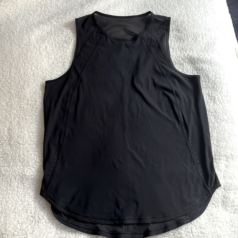 Lululemon Black Sleeveless Top, L